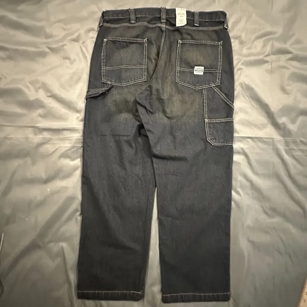 Levis Jeans Mens 38x30 Signature Strauss Carpenter Dark Wash Workwear Relaxed